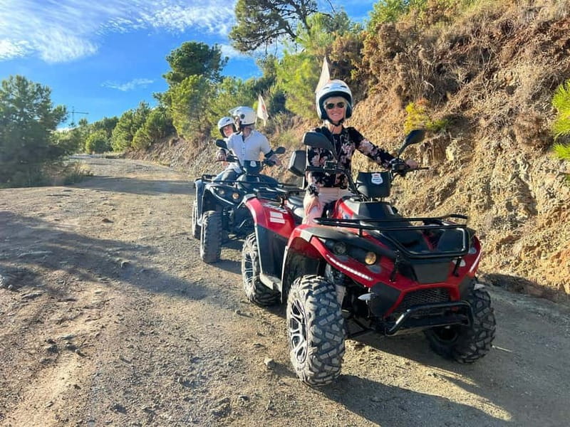2 hours Quad Tour Marbella - 170€ per Quad up to 2 people - The first minutes: safety lesson, helmet, and your real “go time”
