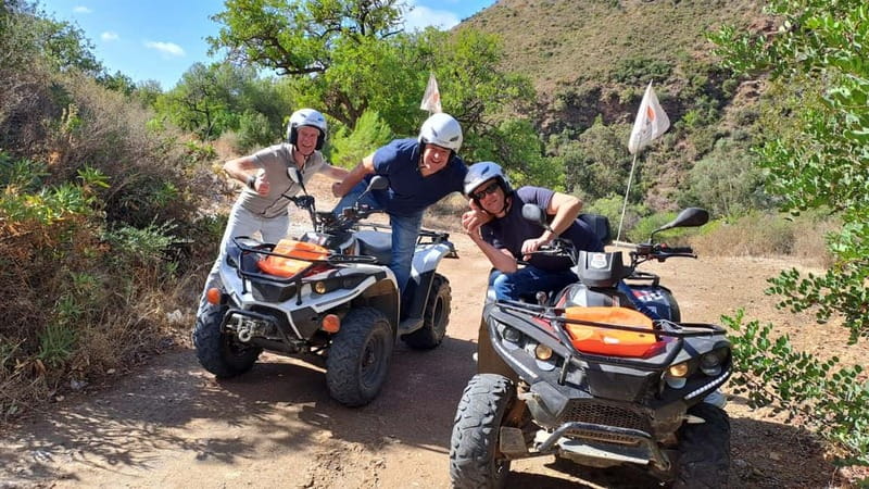 2 hours Quad Tour Marbella - 170€ per Quad up to 2 people - River crossings and the Rio Real swim stop: the fun pause that refreshes you