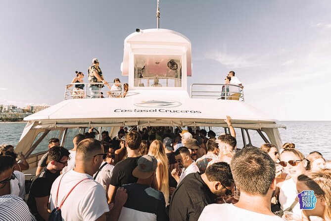 3 hours on the craziest boat party in Malaga - DJ Energy, Entertainment, and the “Surprises” Factor