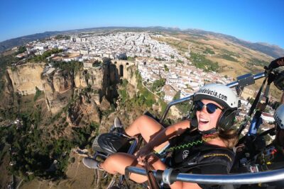 30-minute paramotor flight in Ronda - The Air Route: El Tajo, Bullring, and Ronda’s Walls