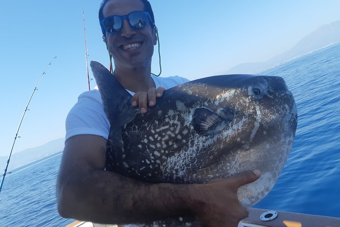 4 Hours Bottom Fishing Day by boat from Marbella - Private Charter Value: Up to 8 People, One Group, One Crew