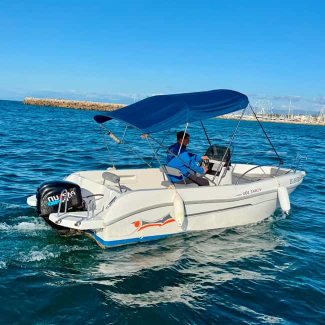 Benalmádena: Alquiler de barcos sin licencia Costa del Sol - Anchoring off beaches: how to make the most of that freedom