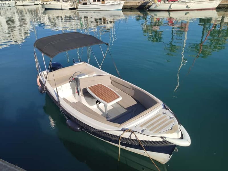 Benalmadena: Boat Rental with No License Required - Price and value: $46 per group (up to 5) and what you get for it