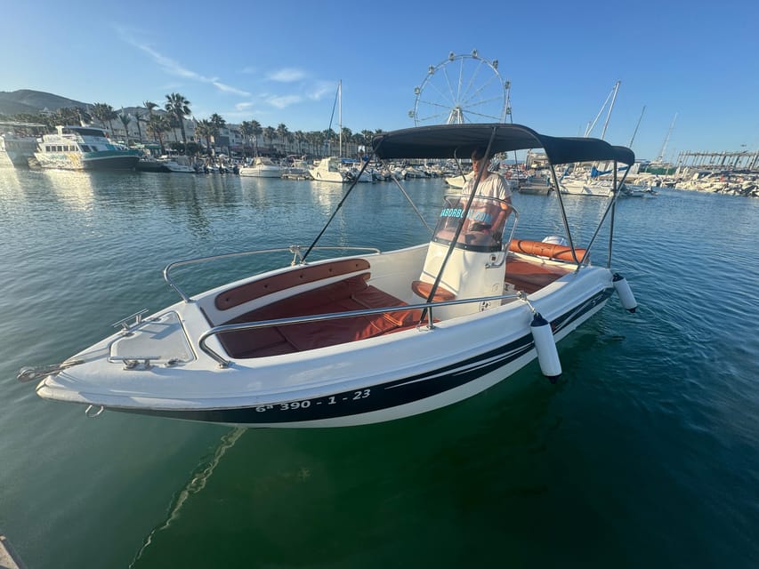 Benalmádena: Boat Rental without License - The Second Cruise Leg: More Time to Explore by Boat