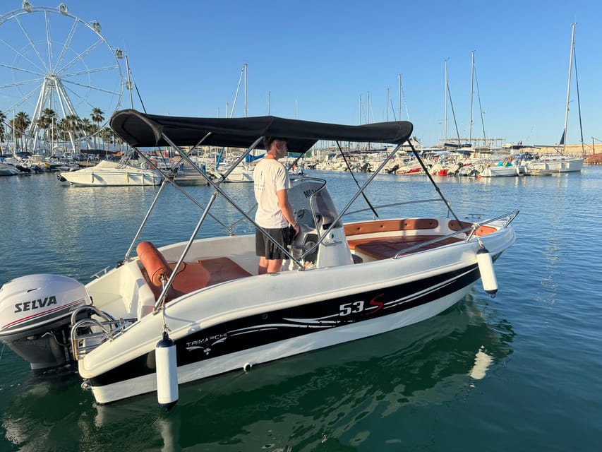 Benalmádena: Boat Rental without License - What Costs Extra, and What You Should Pack