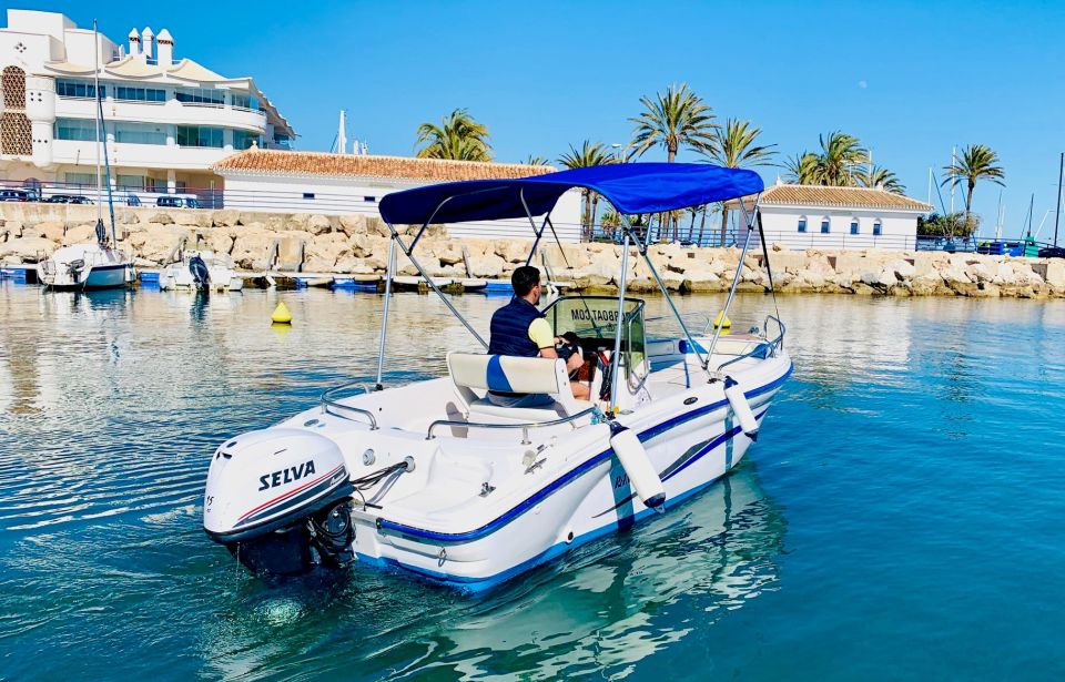 Benalmadena: Boat Rental without License Required - Cruising Costa del Sol: photo stops, free time, and what to look for