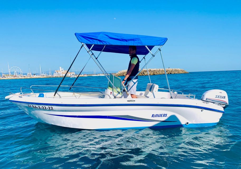Benalmadena: Boat Rental without License Required - Dolphin watching that isn’t guaranteed, but is built into the route