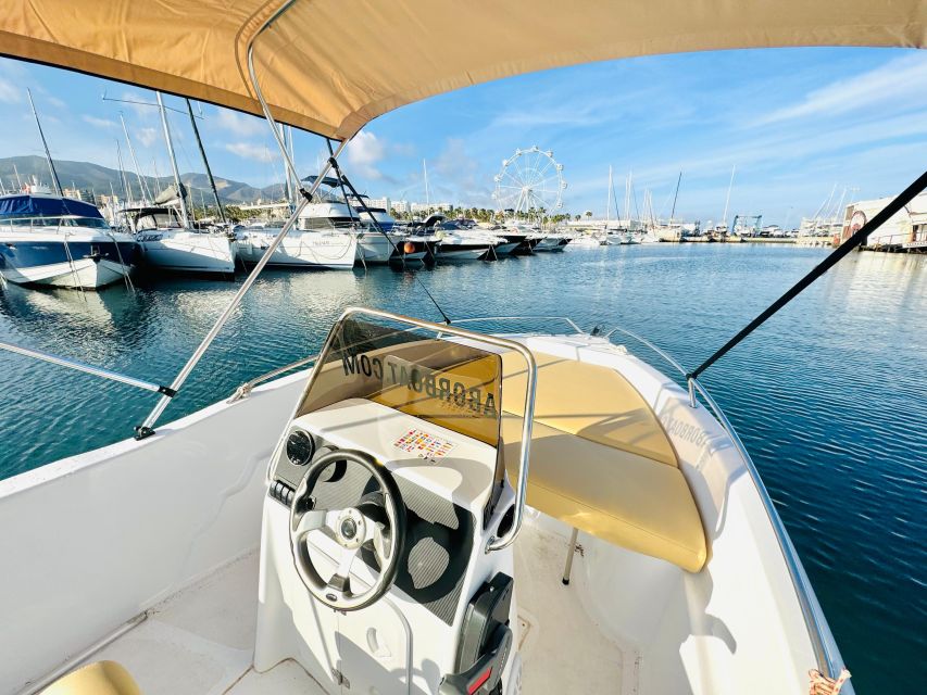 Benalmádena: Costa del Sol License-Free Boat Rental - Price and Value for Groups Up to 7 in Benalmádena