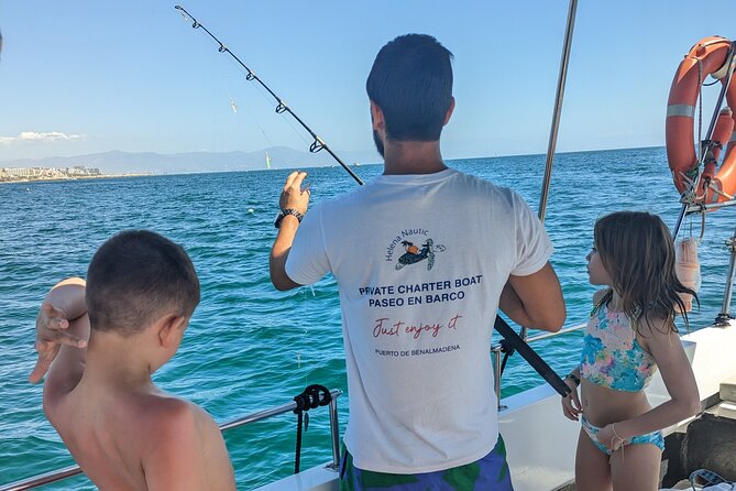 Benalmadena Private Boat-Trip / Excursion with Open bar 1-10Pax - Fishing Without the License Headache