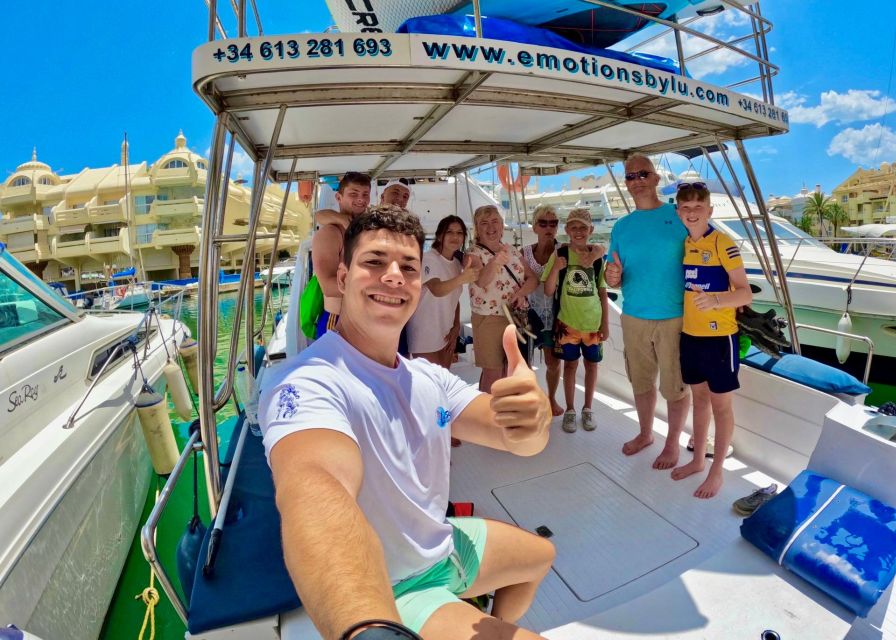From Benalmádena & Torremolinos: Dolphin Watch Boat Trip - The swim stop: when you get to cool off (and when you won’t)