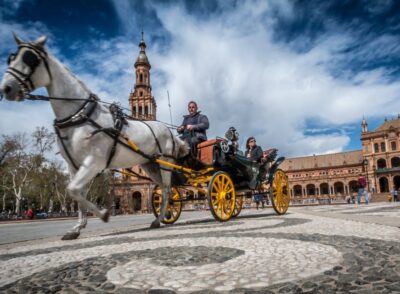 From Costa del Sol: Sevilla Day Trip with Real Alcázar Tour - The first Seville walk: Santa Cruz streets and the Plaza de Santa Cruz area