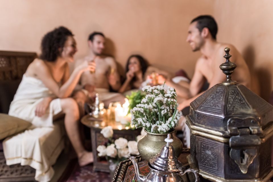 From Malaga: Hammam Bath, Kessa and Relaxing Massage Tour - The tea lounge and the silence rule that makes it feel special