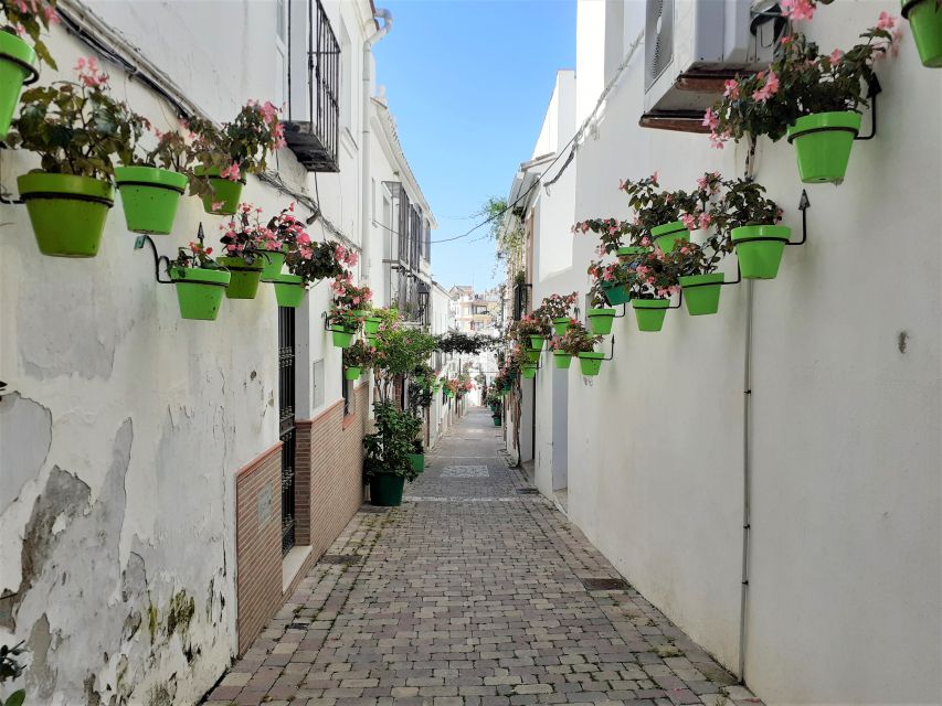 From Marbella: Guided Private Trip to Gibraltar and Estepona - Estepona After Gibraltar: Street Art, Statues, and Poems