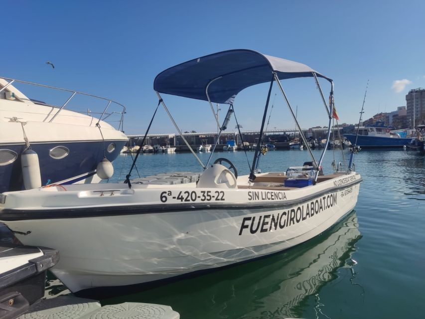 Fuengirola no License Boat from 2 To 4 Hours - What you get before you take the helm
