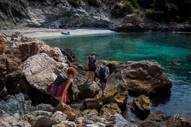Hiking Natural Beaches & Snorkeling - Walking through Mediterranean forest and spotting Arab towers