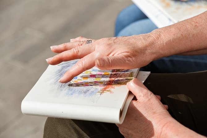 I DRAW Malaga: Art and Drawing Lesson - by OhmyGoodGuide! - Where You Meet: Centre Pompidou’s Colors Cube in Muelle Uno
