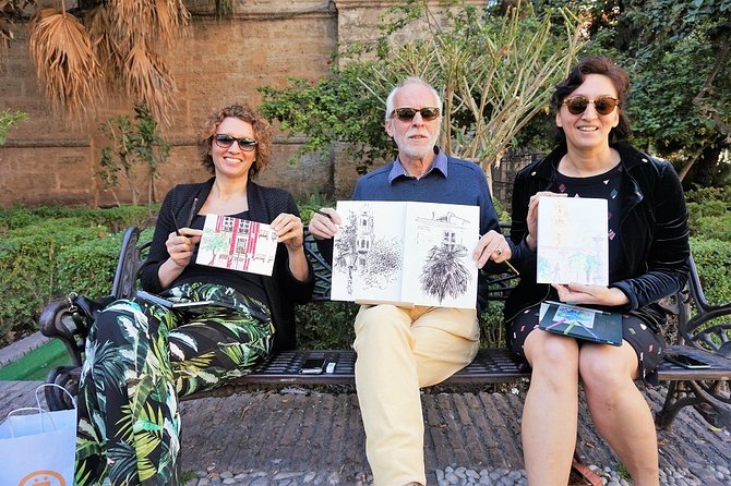 I DRAW Malaga: Art and Drawing Lesson - by OhmyGoodGuide! - What’s Included: All Art Materials, Plus a Realistic Setup