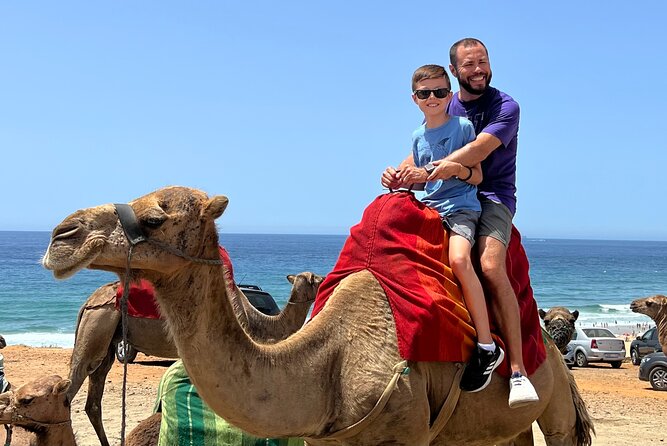 Luxury Malaga to Tangier Day Trip: Transfer, ferry, camel & Souks - Achakkar Beach camel ride: short, fun, and worth the checkbox
