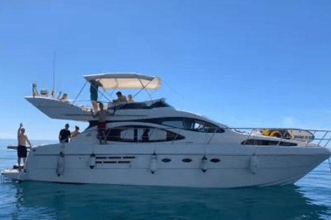 Luxury Yatch trips + Open Bar + Tapas + Paddle Surf + Snorkel - Stop One: Cliffs of Maro Cerro Gordo and the water activities