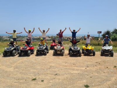 Málaga: 3-Hour Guided All-Terrain Two-Seater Quad Tour - Getting ready: gear, helmets, and how the two-seaters work