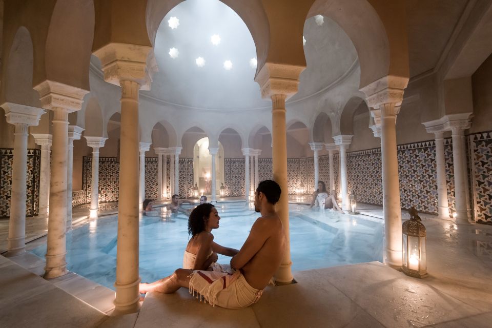 Malaga: Hammam Al Ándalus Entry Ticket with Massage - Your 1.5-Hour Plan: Pools, Steam, Tea, Then Massage