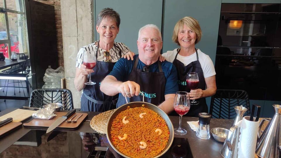Málaga: Paella and Sangria Cooking Class with Market Visit - The Soho District Cooking Studio and Olive Oil Tasting