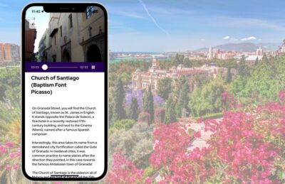 Málaga: Picasso Birthplace Museum Ticket & City Audio Guide - Church of Santiago: the audio stop that makes Malaga feel connected