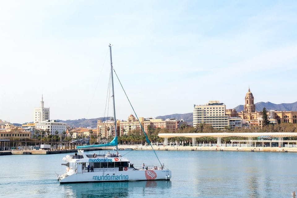 Malaga: Sailing Catamaran with Swimming and Paella Lunch - The Boat Setup: Deck Space and Optional Mesh-Net Lounging