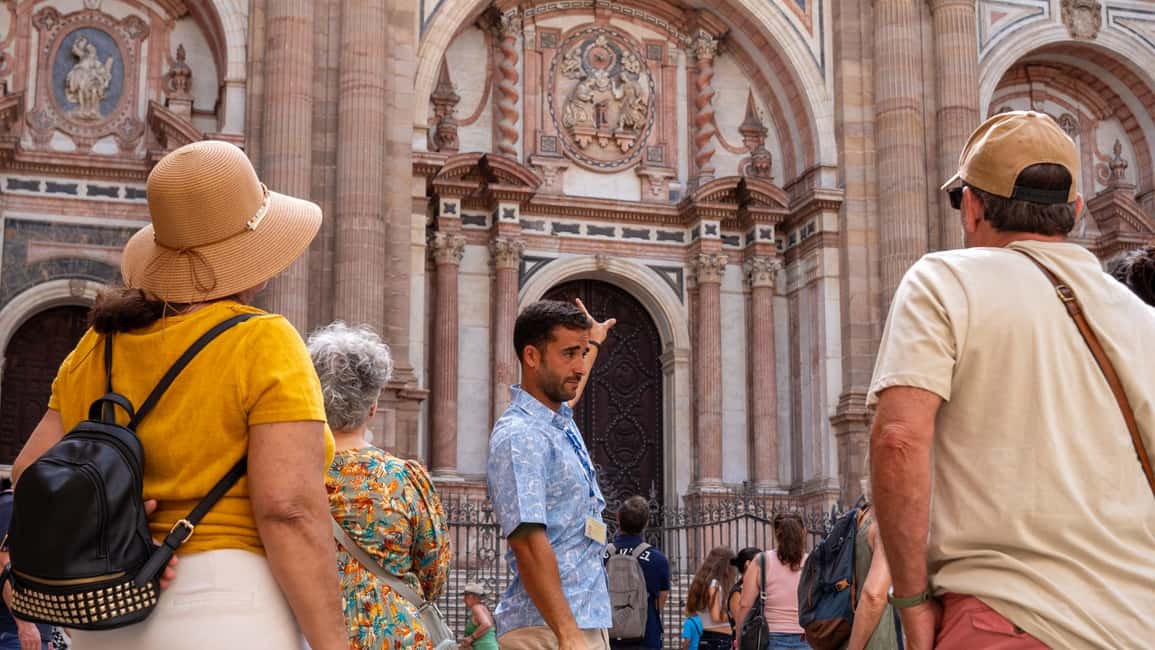 Malaga Walking Tour, Roman Theater and Alcazaba in small group with Tickets - Start at Plaza de la Marina: a smooth, small-group beginning