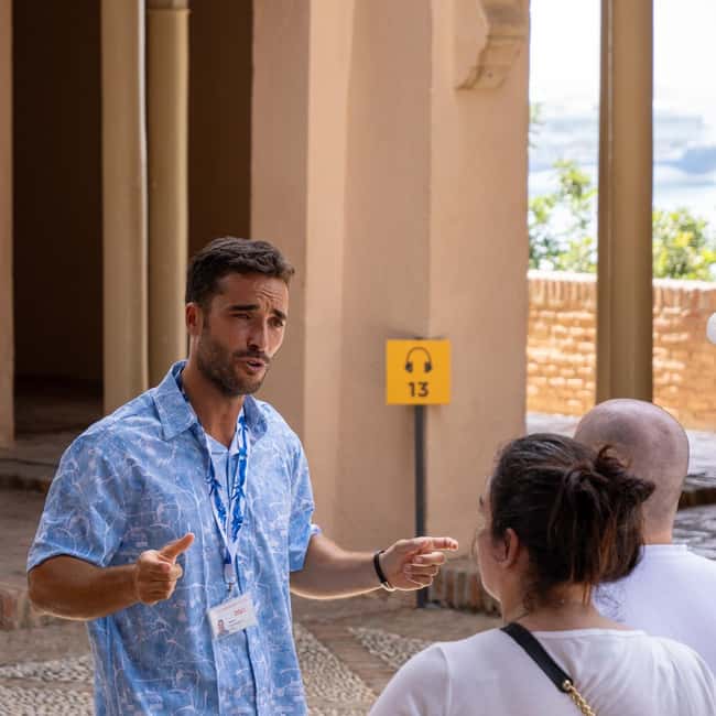 Malaga Walking Tour, Roman Theater and Alcazaba in small group with Tickets - El Pimpi: a guided taste of Malaga, not just a photo