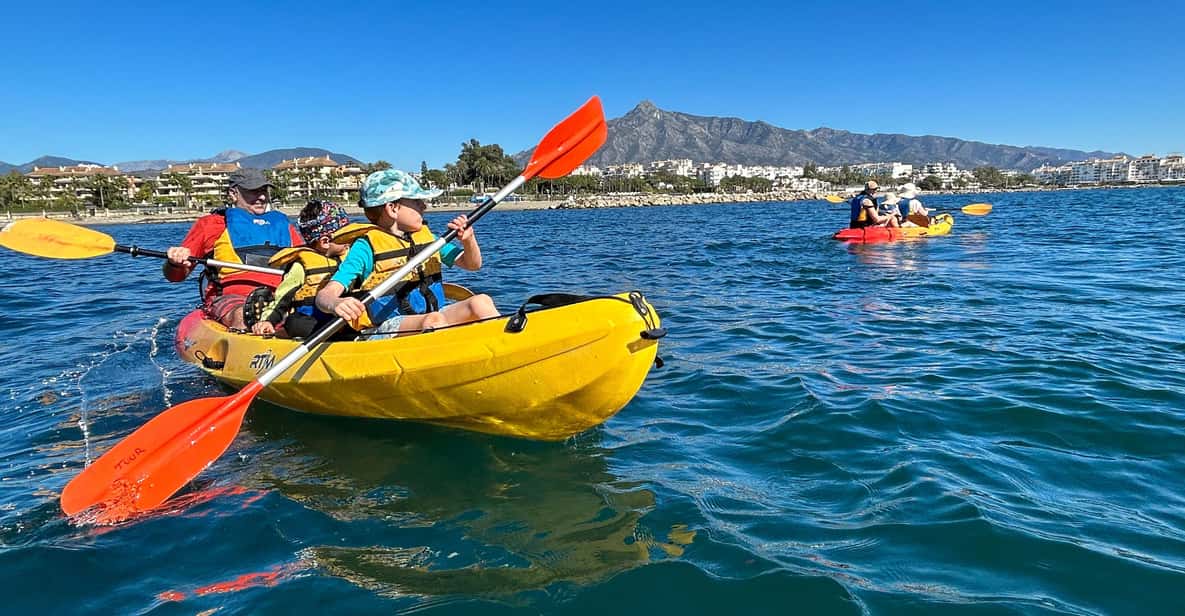 Marbella: Guided Kayak Tour in Puerto Banús - The route from Ventura del Mar to the mouth of Puerto Banús
