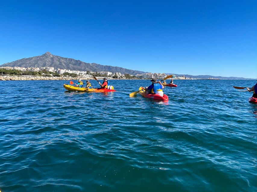 Marbella: Guided Kayak Tour in Puerto Banús - What the 2-hour kayaking session actually involves