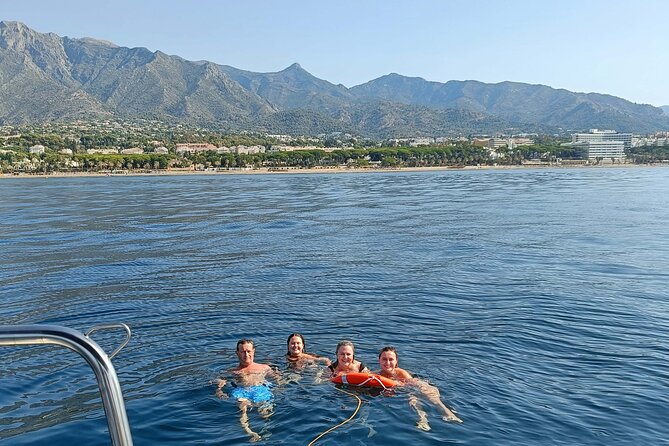 Marbella Private Sailboat: Navigation, Bath and Snacks (10 pax) - When Wind Changes the Plan, You Still Get a Good Trip