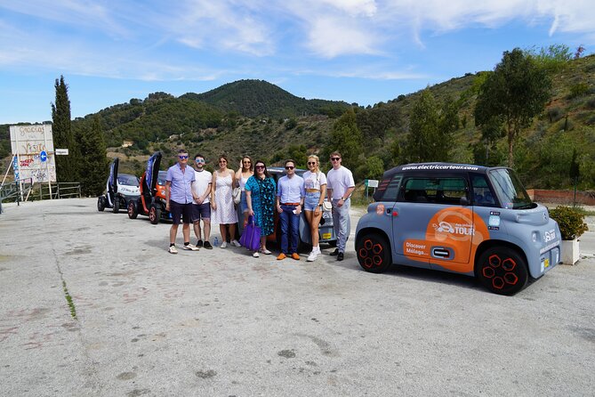 Montes de Málaga Gastronomic Tour by Electric Car - Back in town: mansions, climbs, and the Gibralfaro viewpoint