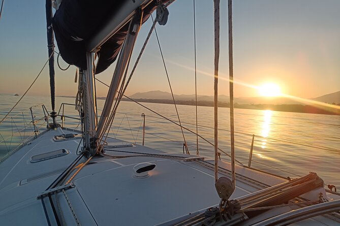 Sunset on Private Sailing boat Puerto Banus Marbella (10 pax) - Giselle and the Captain’s Professional Tone (That Actually Helps)