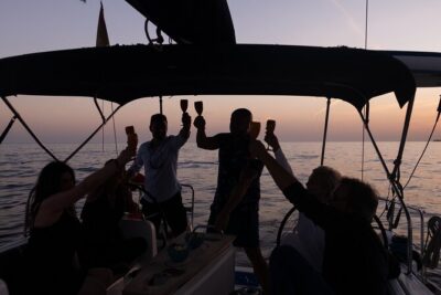 Sunset Sailing along the Marbella coast from Puerto Banus - On Board: Drinks, Snacks, Blankets, and Captain Energy