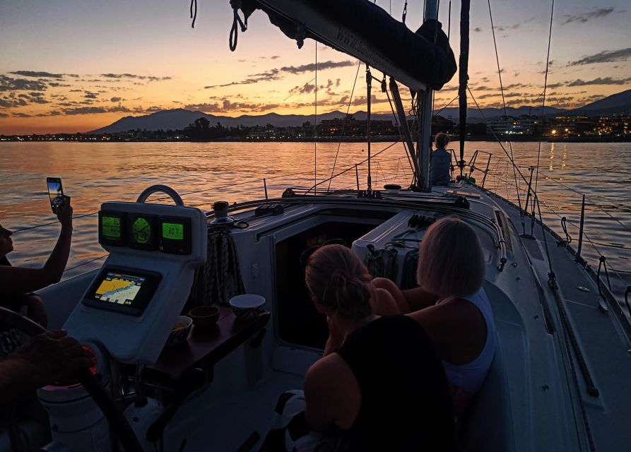 Sunset Sailing in Private Sailboat Puerto Banus Marbella - Coming back into Puerto Banús at dusk: the approach that makes it click