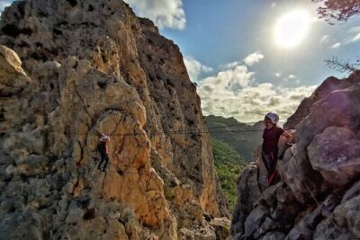 Via Ferrata Caminito del Rey - Meeting at Bda. Estación del Chorro: the start is about nerves management